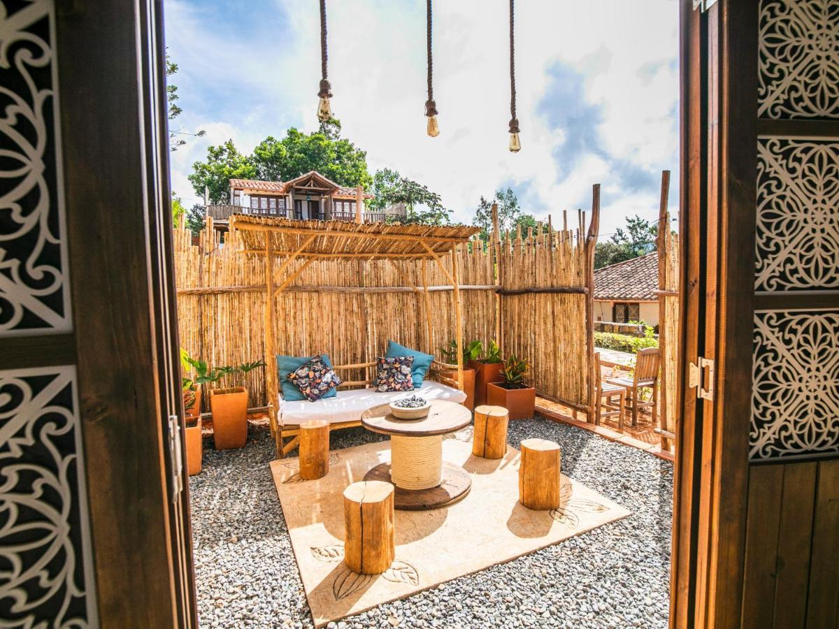 Hotel Boutique Venturi Barichara Bagian luar foto