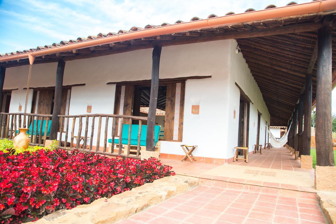 Hotel Boutique Venturi Barichara Bagian luar foto