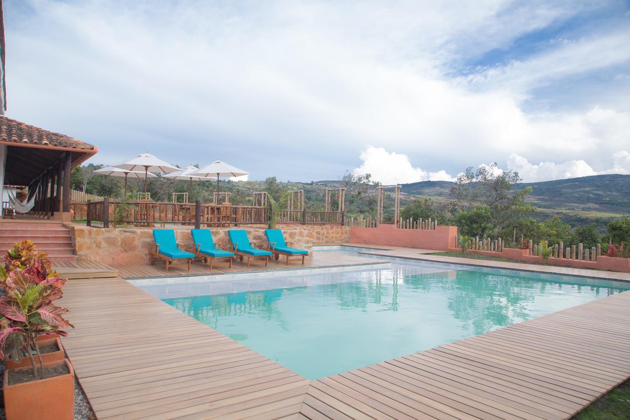 Hotel Boutique Venturi Barichara Bagian luar foto