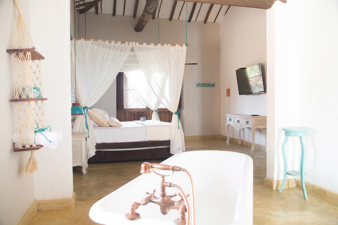Hotel Boutique Venturi Barichara Bagian luar foto