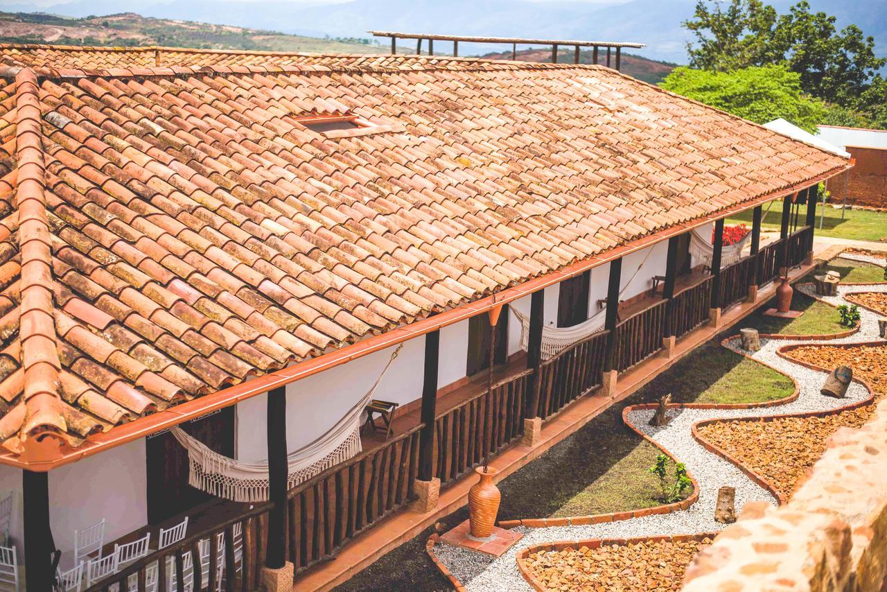 Hotel Boutique Venturi Barichara Bagian luar foto