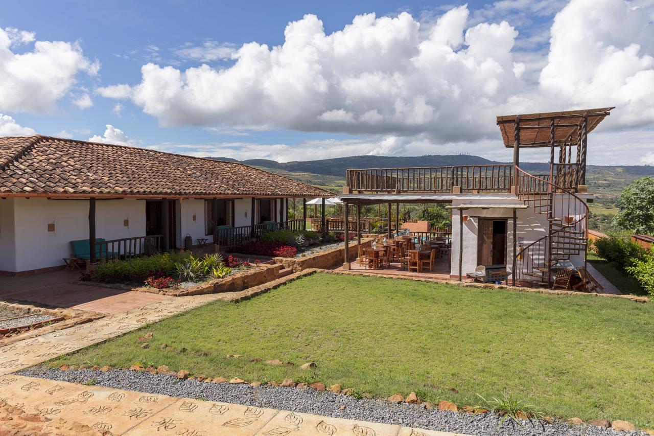 Hotel Boutique Venturi Barichara Bagian luar foto
